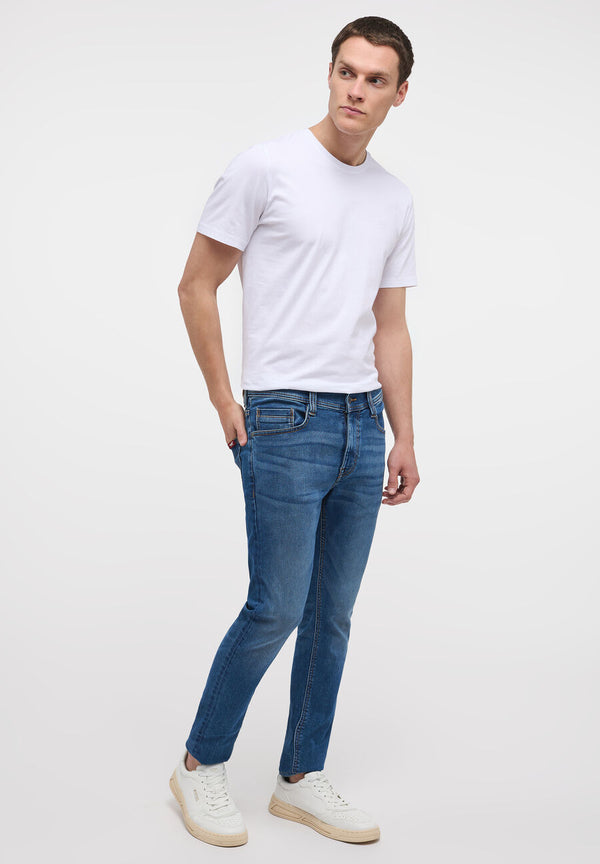 Mustang Men's Oregon Low Rise Relaxed Leg Slim Knit Jeans 1013712